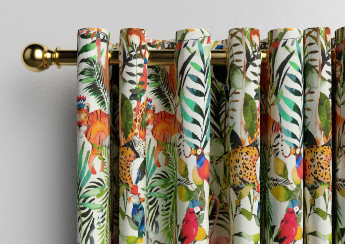 King of the Jungle, Safari - Made to Measure Curtains - Image 12